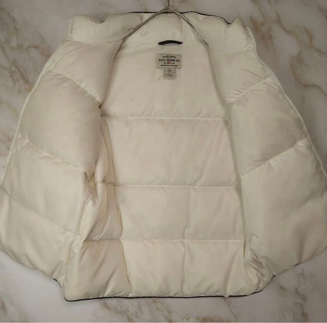 ダウンベスト白