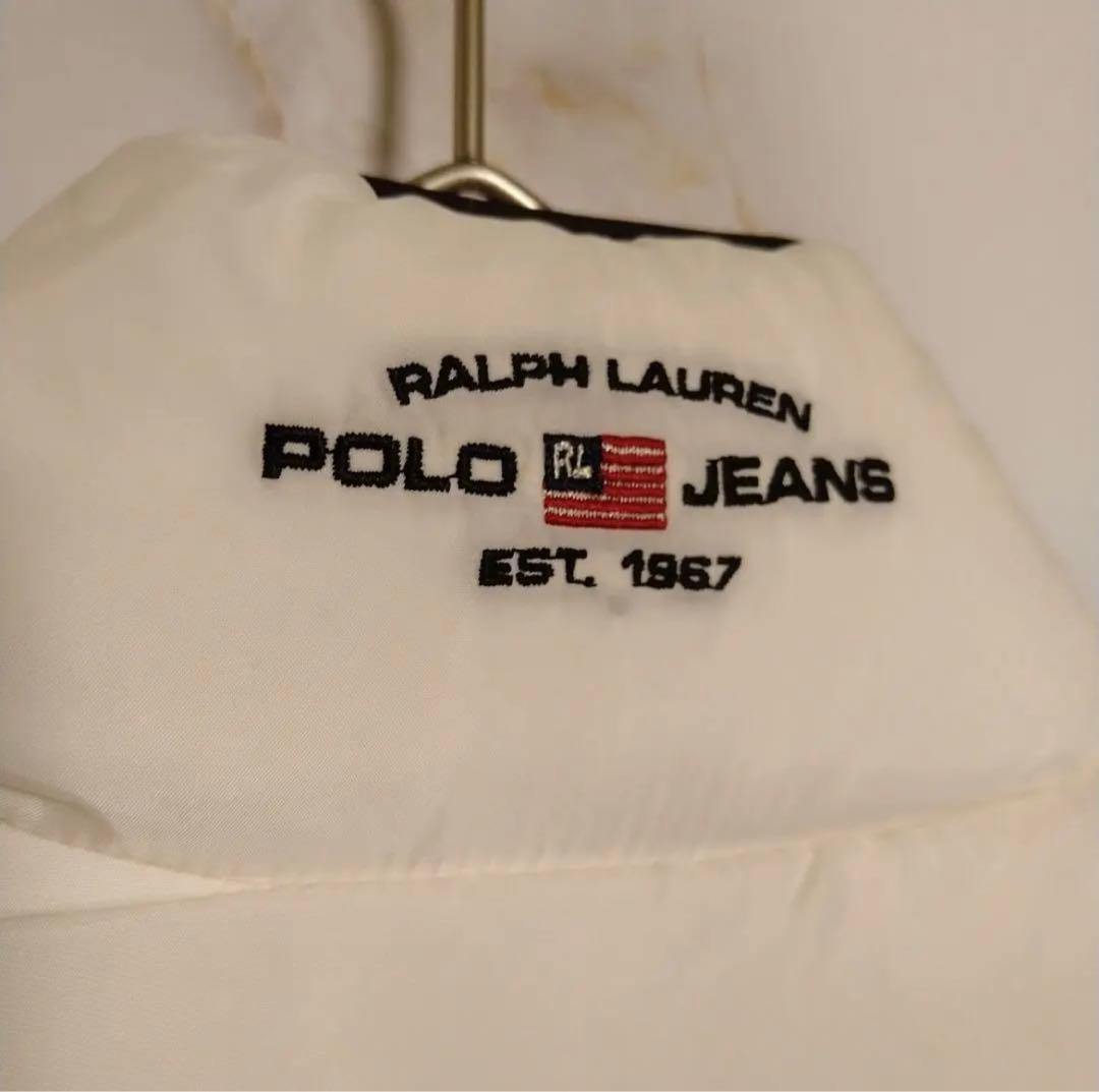 ダウンベスト白