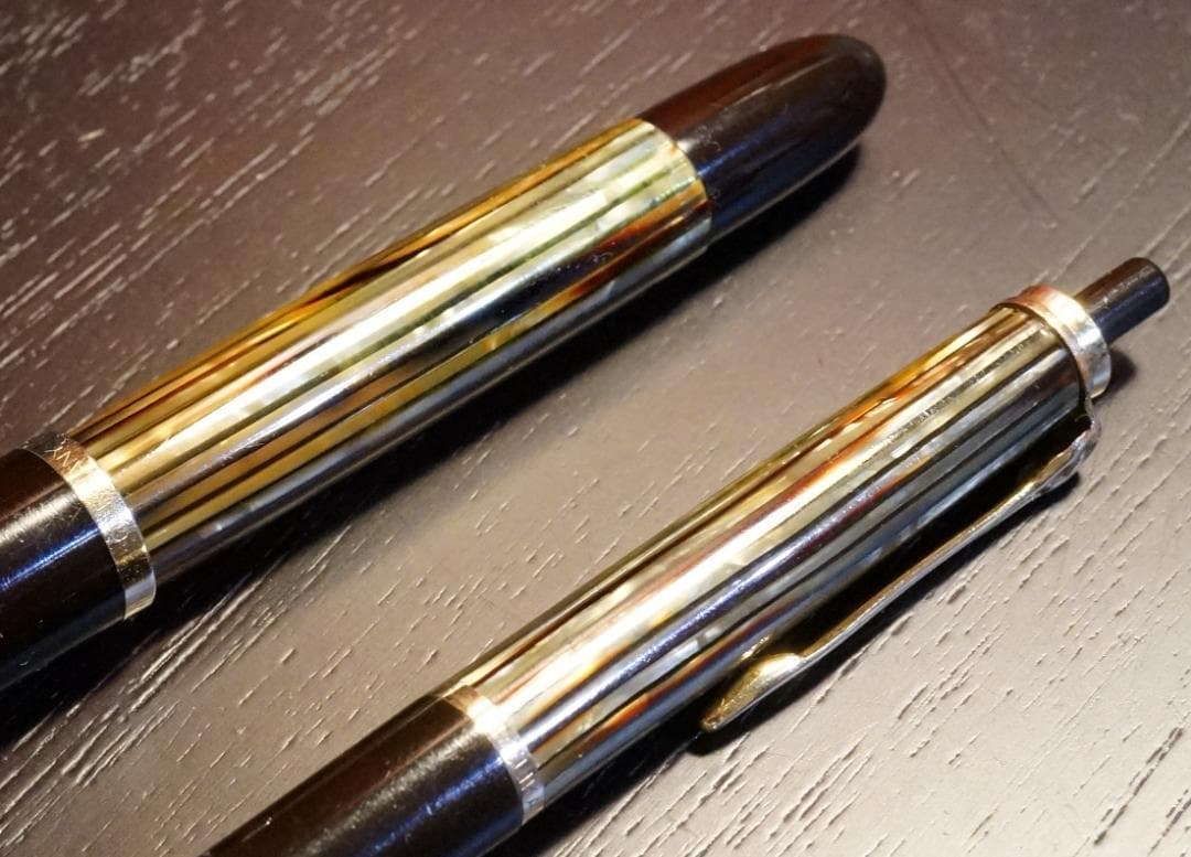 ペリカンヴィンテージ万年筆＆ボールペン１９５９年製　当時物新品ニブに交換済