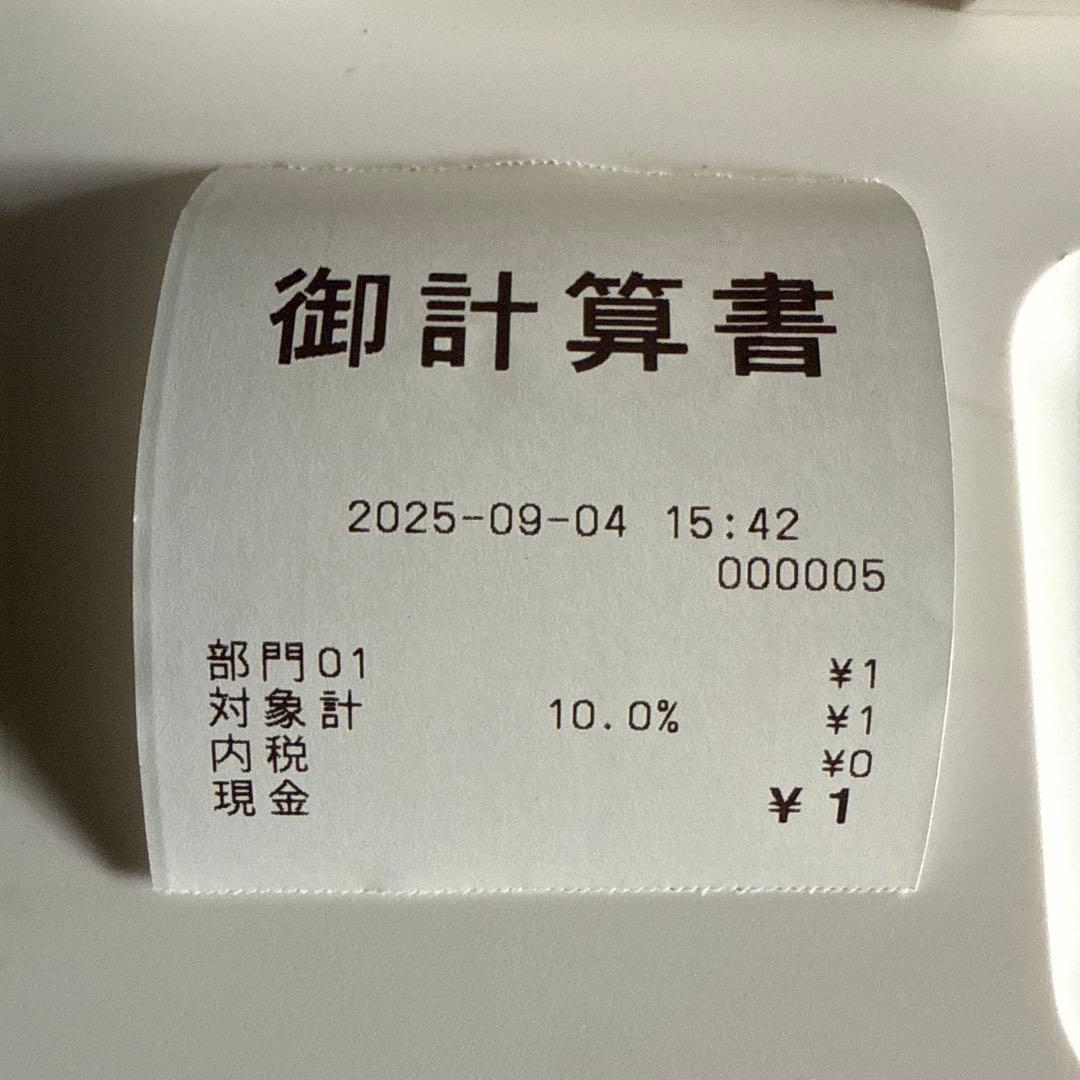 2022年 CASIO SR-S200-EX ホワイト電子レジスター 取説付