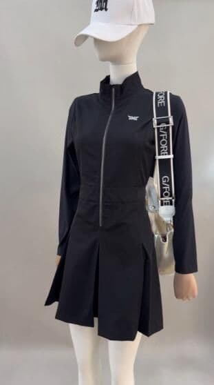 ゴルフウェア 長袖 レディース ワンピース 当日発送PXG