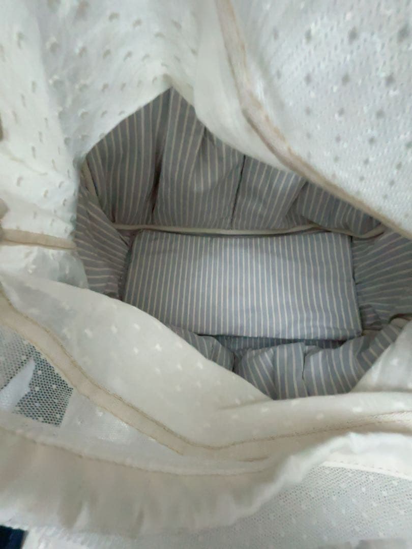 blue bleu bleue フレンチファブリック・キャリーバッグ