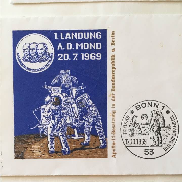 アポロ月面着陸記念切手