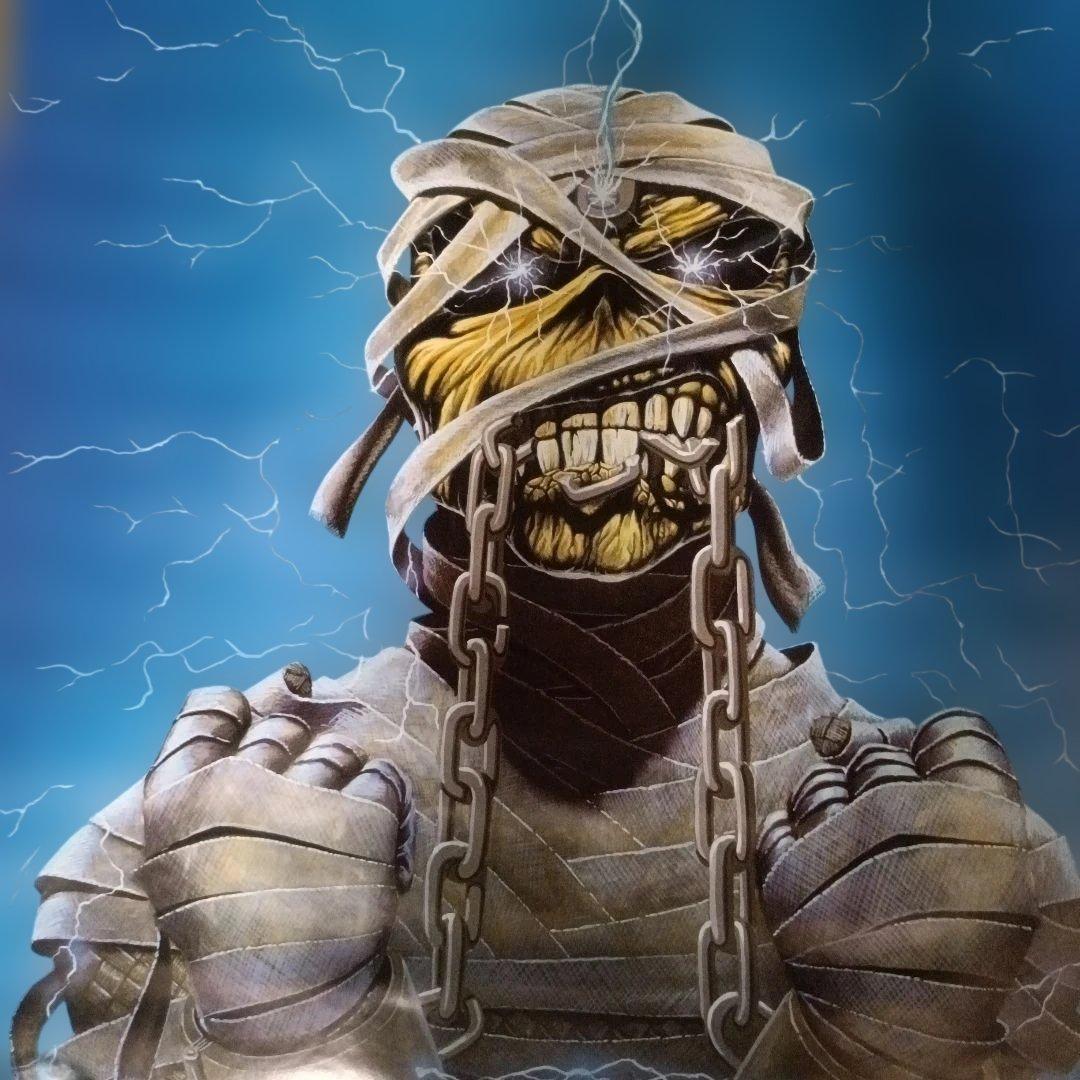 IRON MAIDEN ポスター 1985 WORLD SLAVERY TOUR