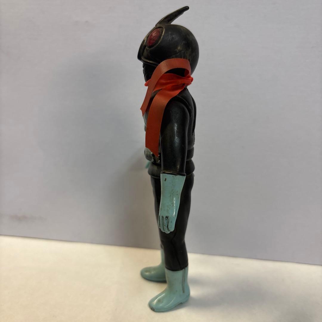 仮面ライダー ソフビ フィギュア 旧バンダイ 当時物 マフラー純正