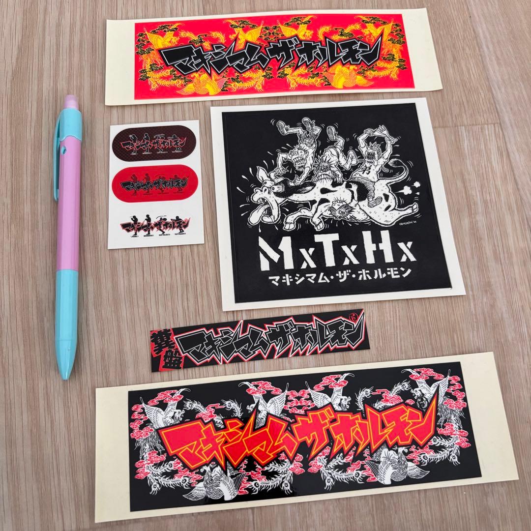 マキシマムザホルモン　ステッカー　バンドステッカー　MxTxHx