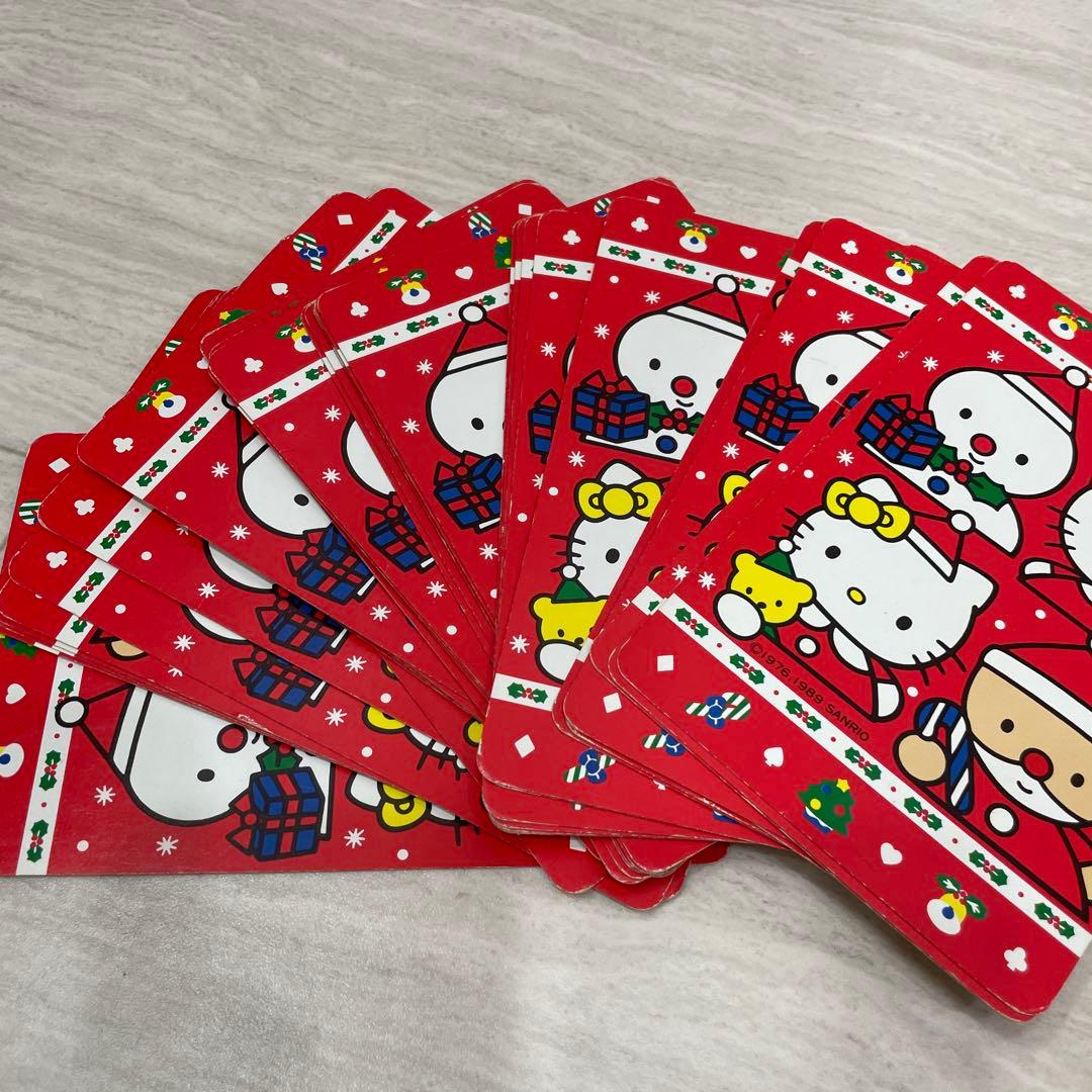 【超レア】ハローキティ クリスマス ビッグトランプ
