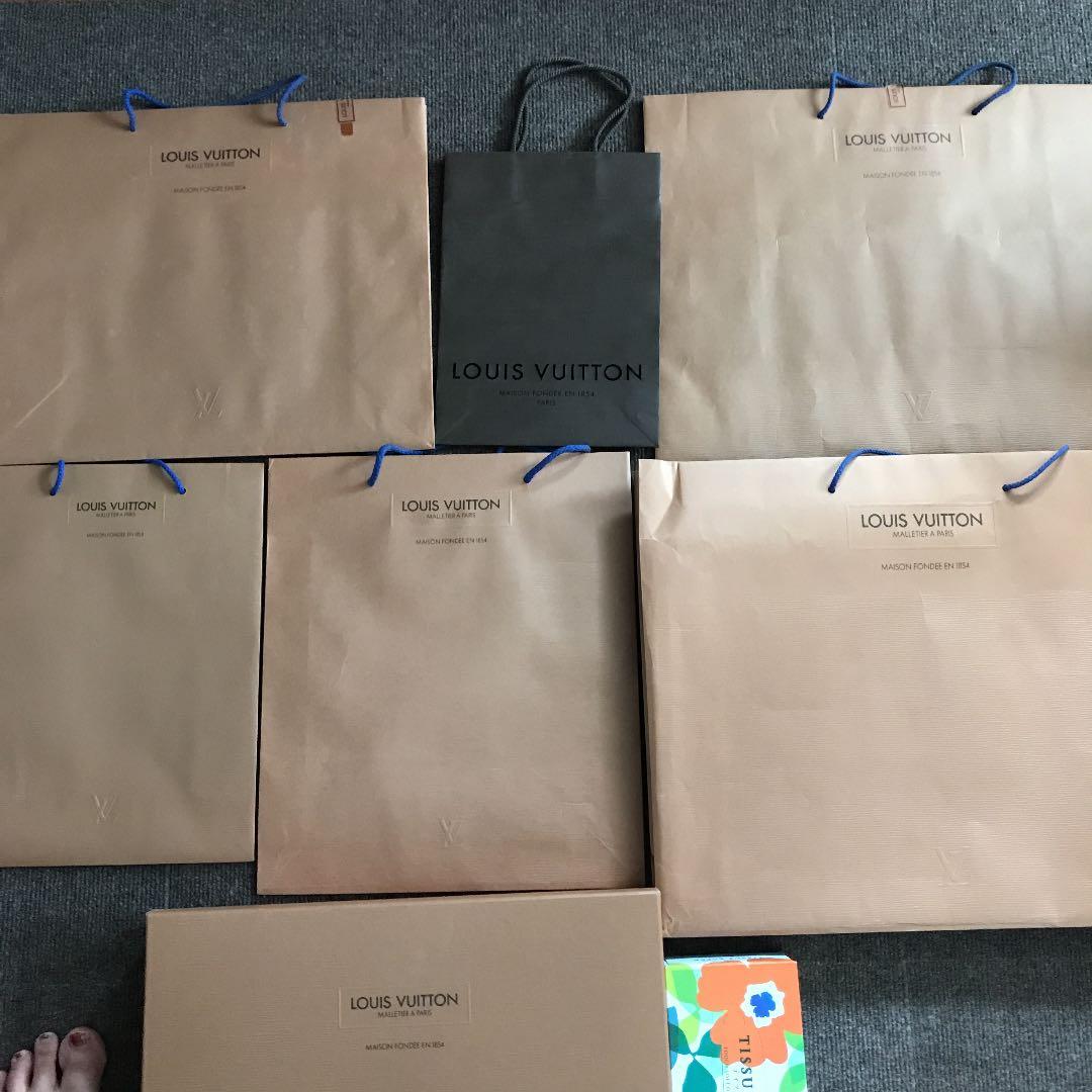 Louis Vuitton ショップ袋とケース　7個