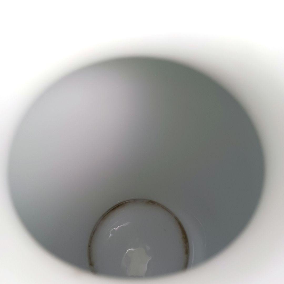 Y3122-8 深川製 染付色絵 柿図 花瓶 高さ28㎝　　ten