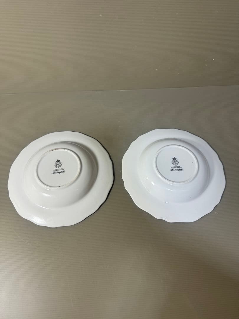 2353 英国製　ロイヤルウースター　【Sandringham】ディナープレート