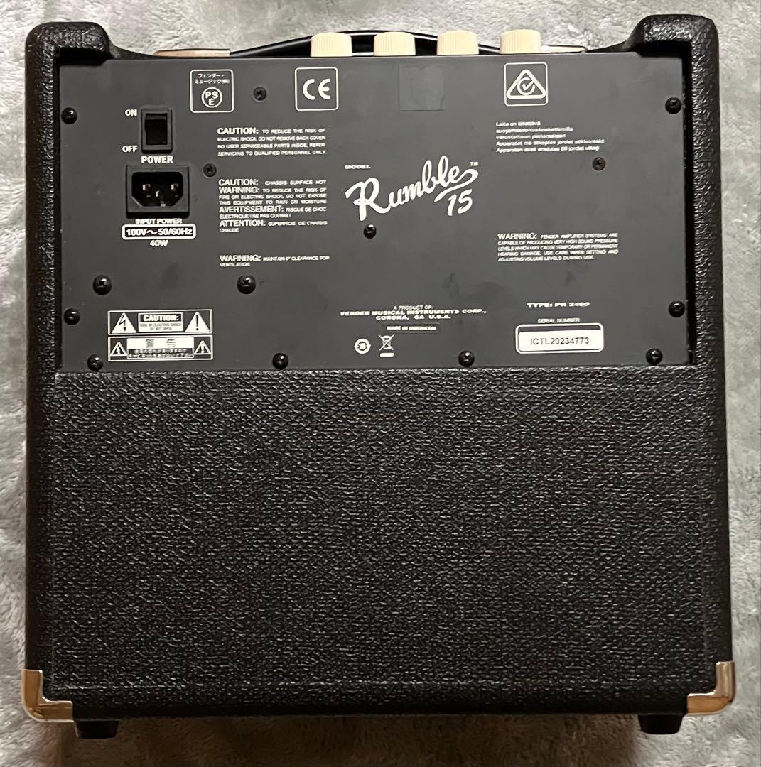 Fender Rumble 15 ベースアンプ