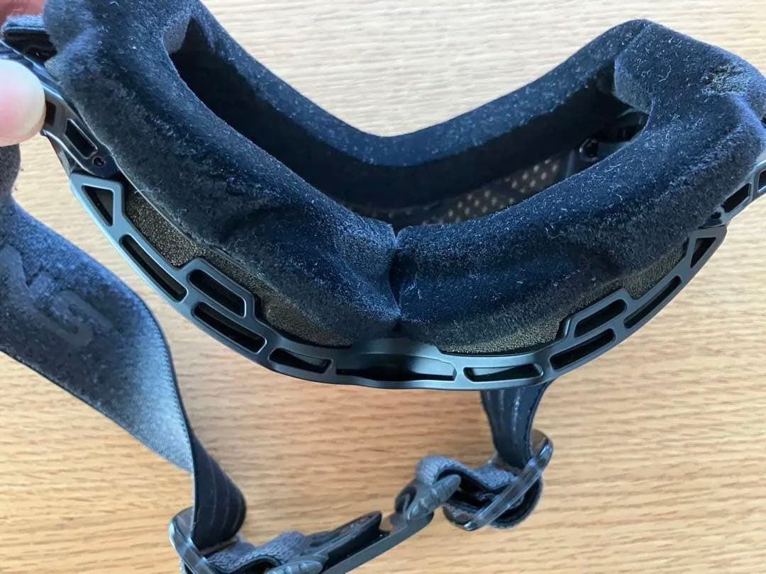 ⚠️中古SWANS ROVOゴーグル lens中央に傷あります クリア換レンズ付