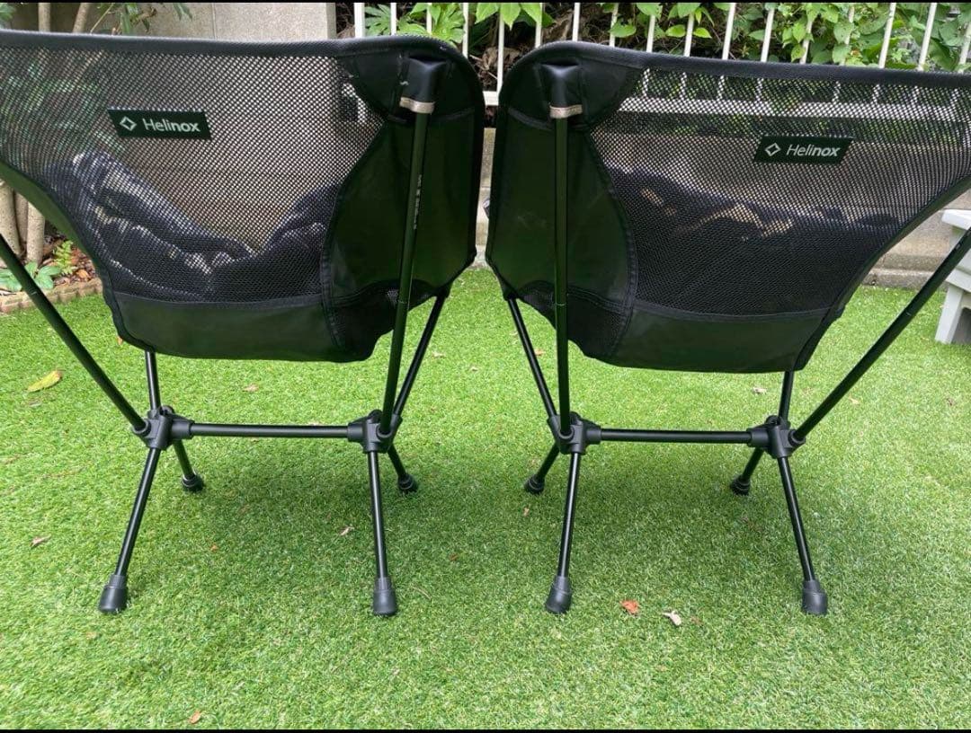 Helinox アウトドアチェア 2脚と足カバー8個セット