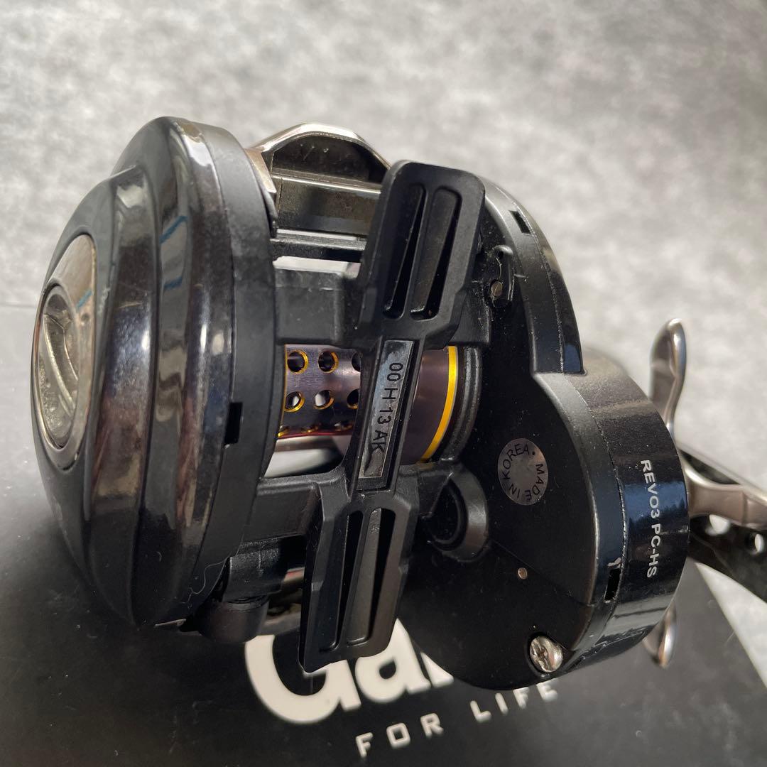 アブガルシアベイトリール/REVOパワークランク6/ギア比6.4:1 美品中古