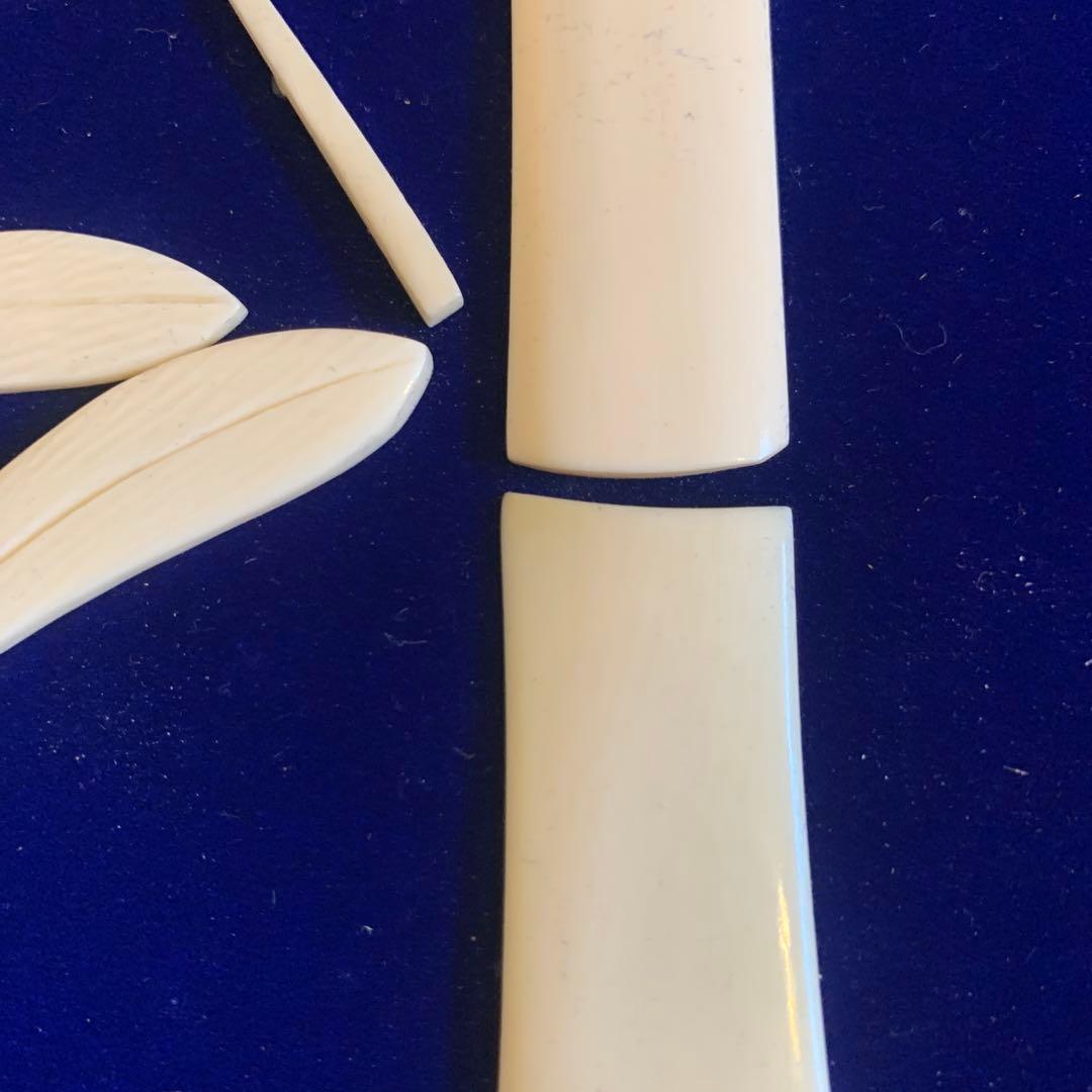 天然極上物 竹の図　峰玉作