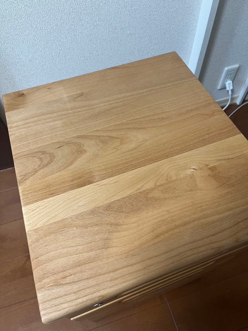 袖机　引き出し 脇机 鍵付き