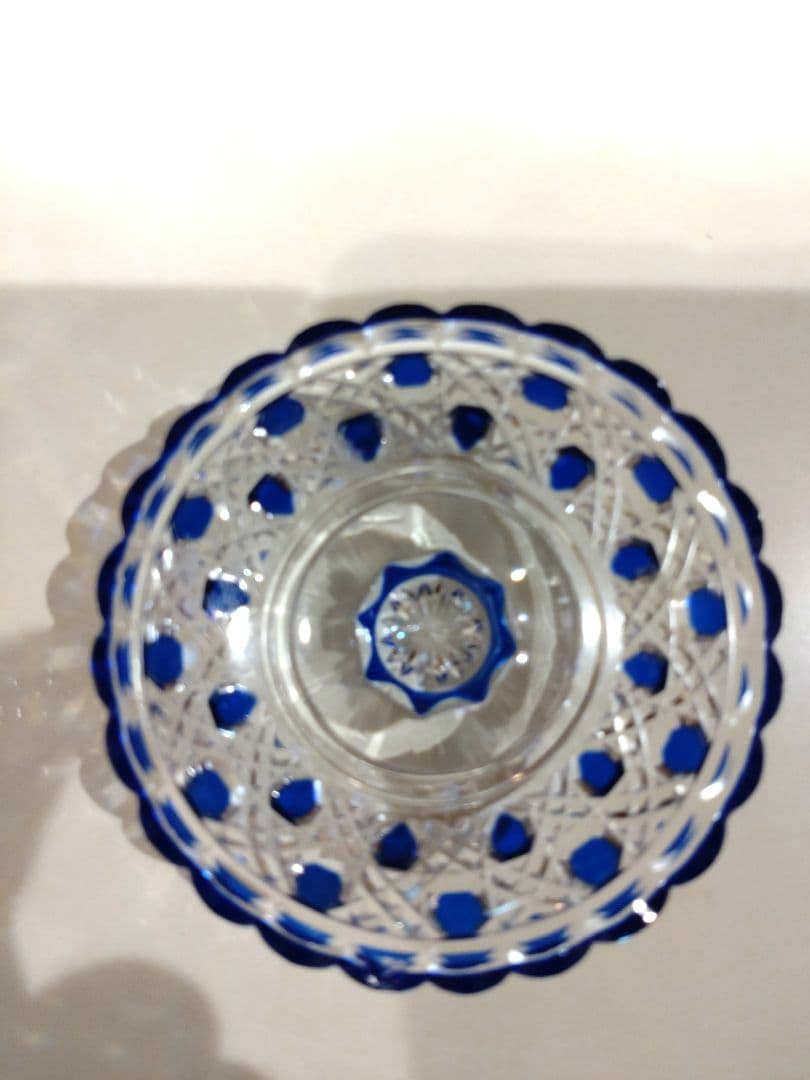 江戸切子　蓋物