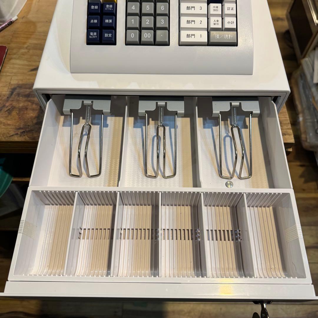 539＊レジスター　クローバー　CLOVER　N100LC　ホワイト　4部門