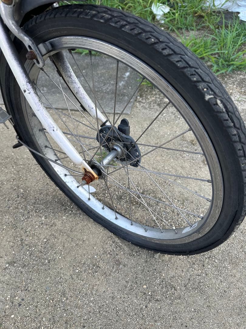 引き取り限定！ヤマハ電動アシスト自転車 パス！ホワイト・バッテリー２個