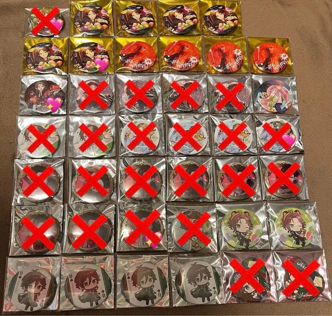 浦島坂田船　缶バッジ　うらたぬき　志麻　となりの坂田。　あほの坂田。　センラ