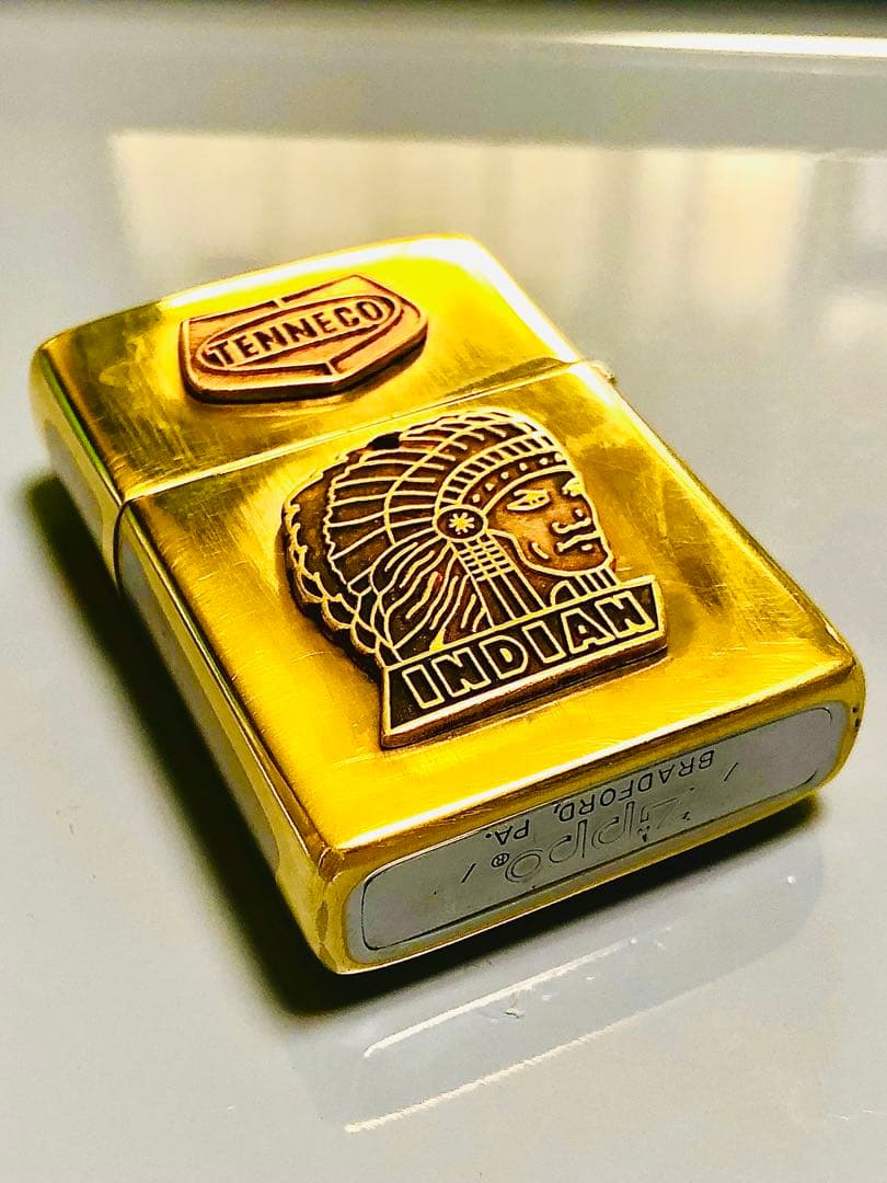 インディアン★カウボーイ☆ビンテージ80s真鍮ブラスシャビー★Arizona★