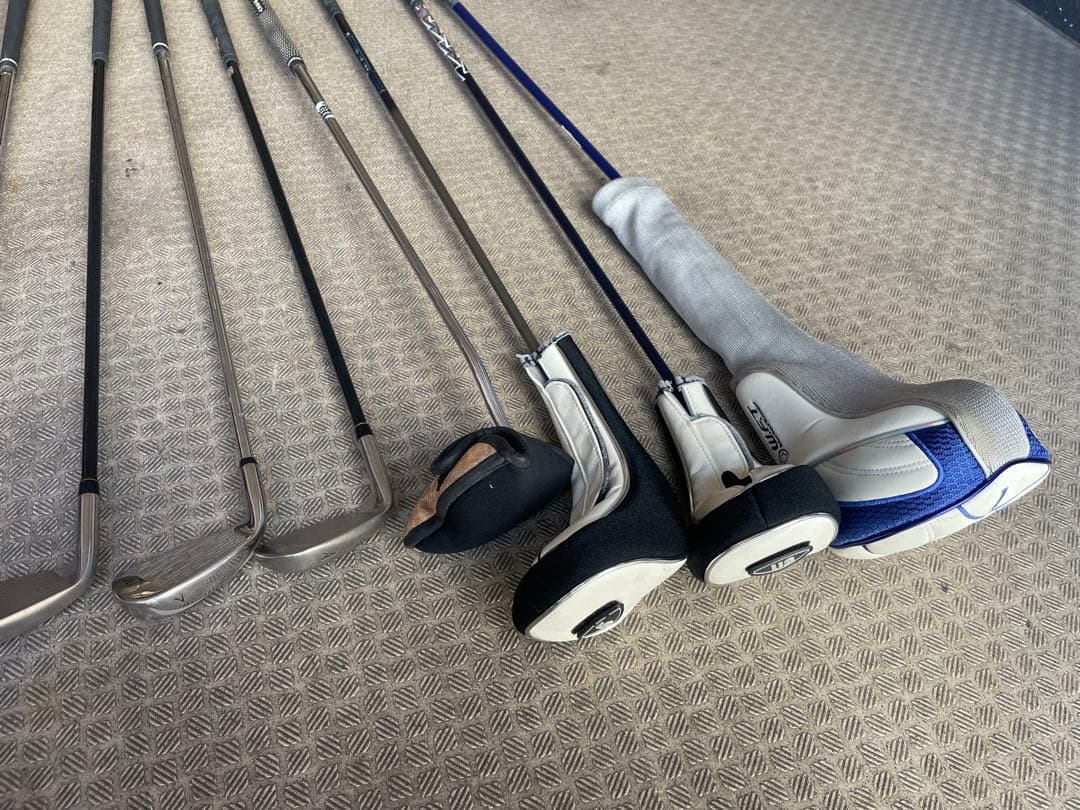 CORAGIO コラッジオ　ワニ柄 キャディバッグ　ブラック セット