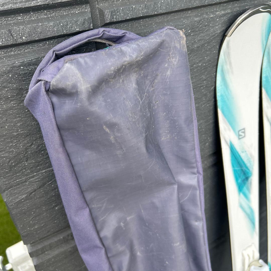 サロモン　スキー板　137cm バッグ付き　LEKIストック