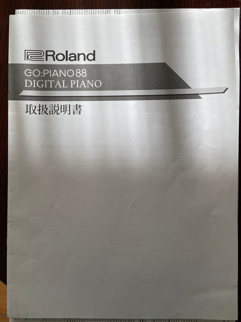 〔入門用に最適です] 88フルキー電子ピアノ ROLAND GO:PlANO88