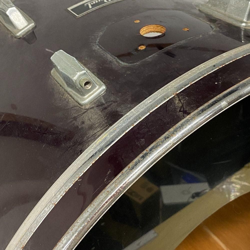 パール バスドラム キック 楽器 ライブ ドラマー 直径約58cm