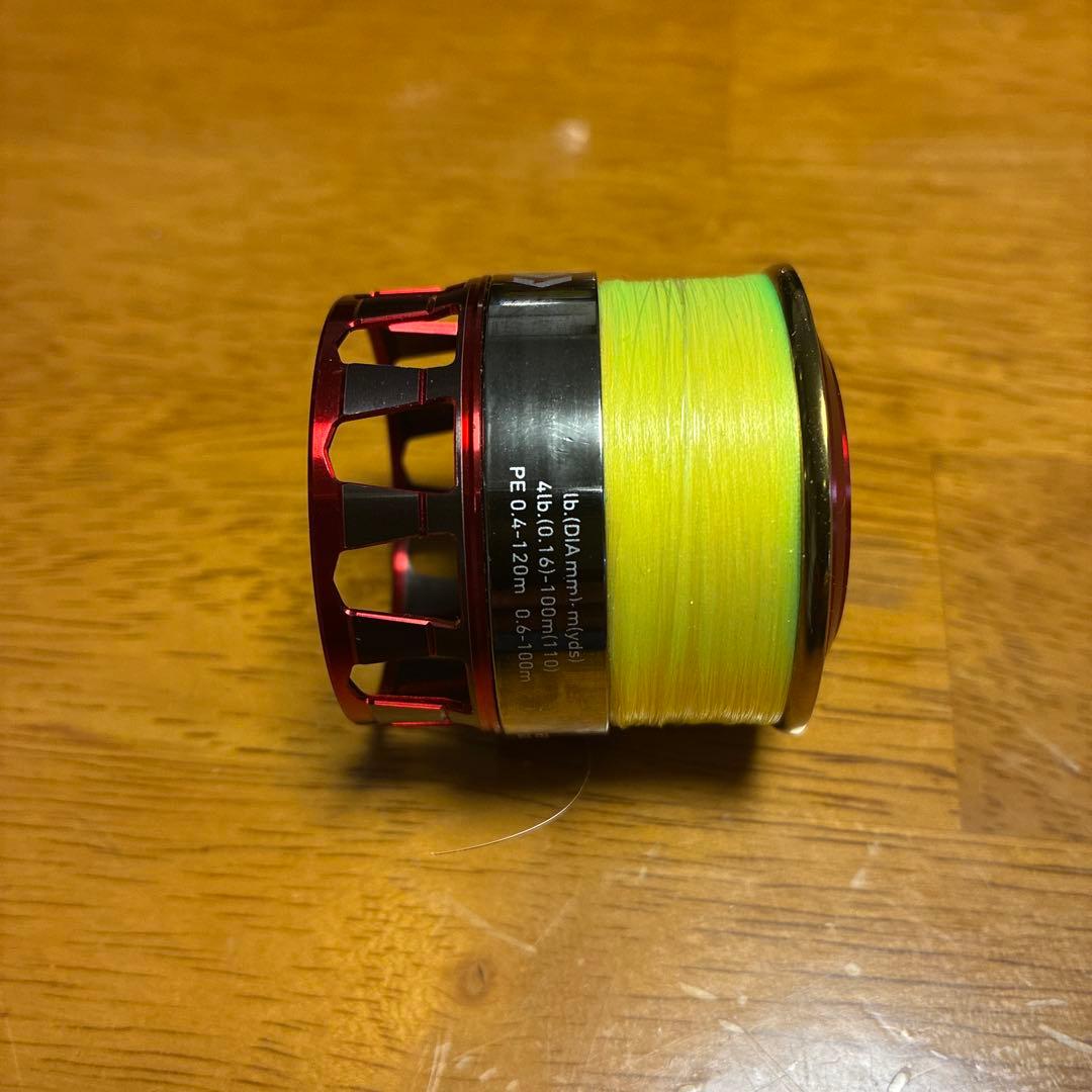 ダイワRCSスピニングリールカスタムスプール２００４レッド