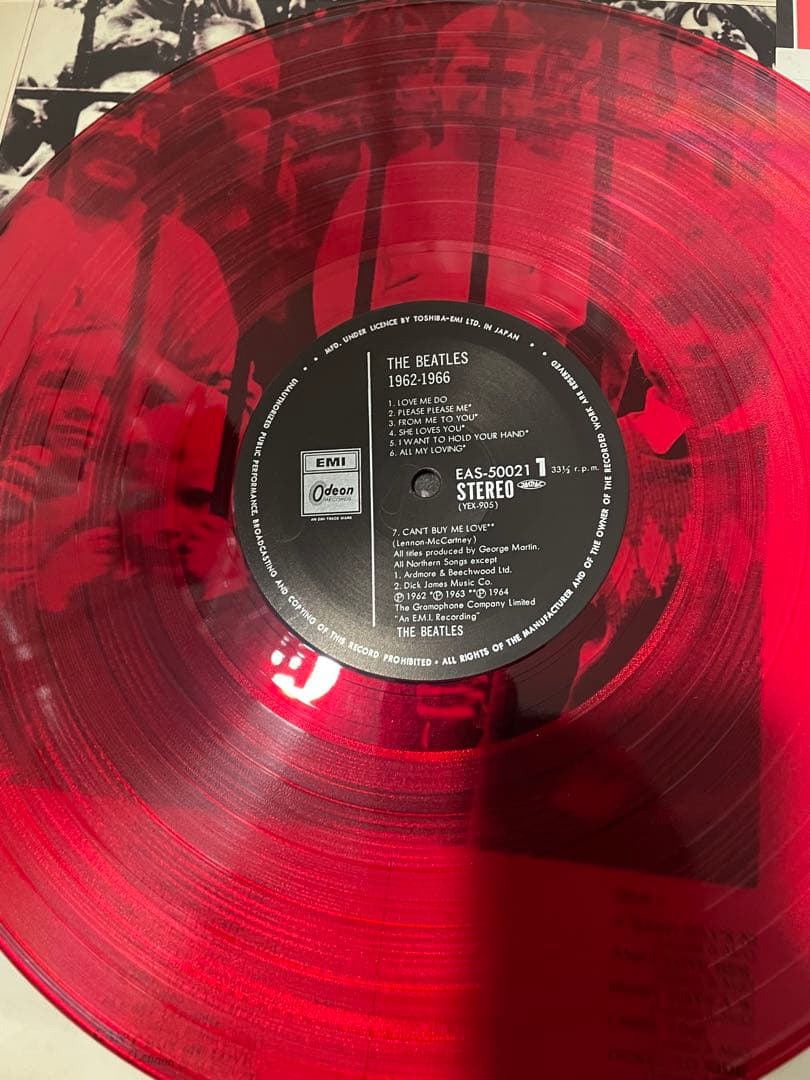 ザ・ビートルズ 1962年～1966年　LPレコード