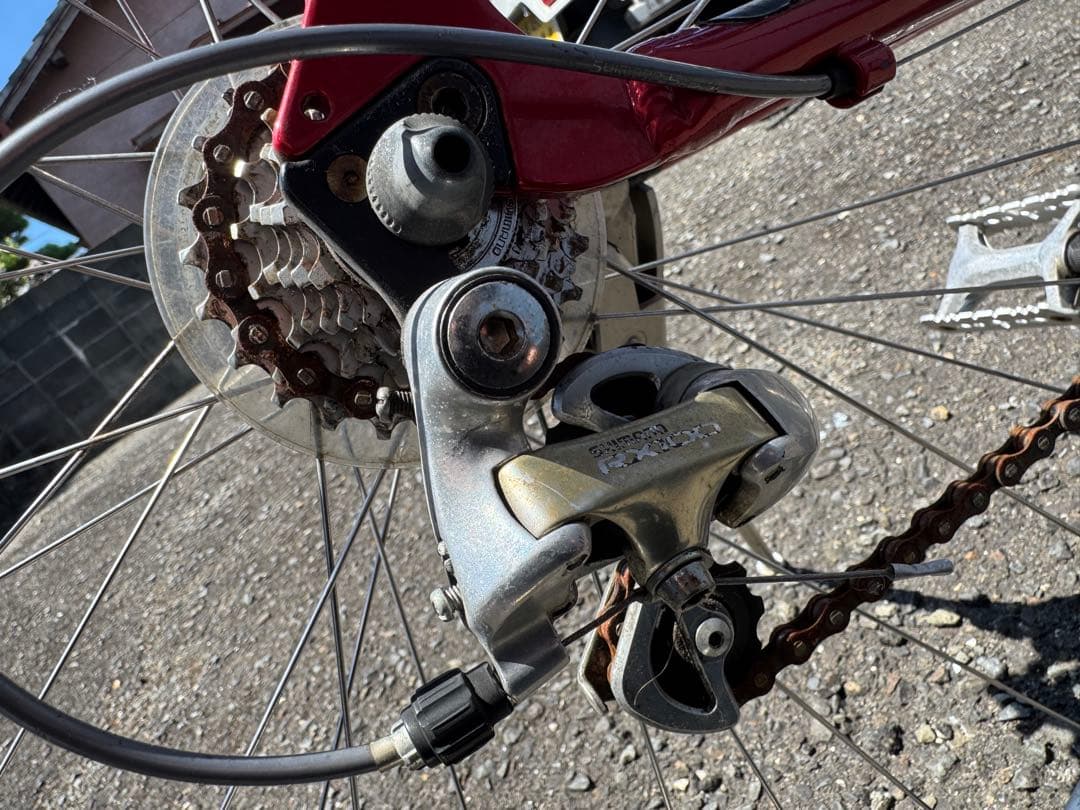 奈良発 MIYATA ミヤタ ロードバイク 2×8 54 自転車 アルミクロモリ