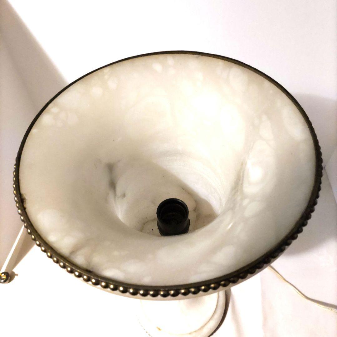 電気スタンド　人造大理石　アンティーク