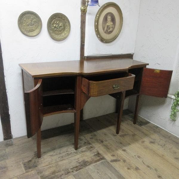 イギリス アンティーク 家具 サイドボード キャビネット 什器 英国 6311c