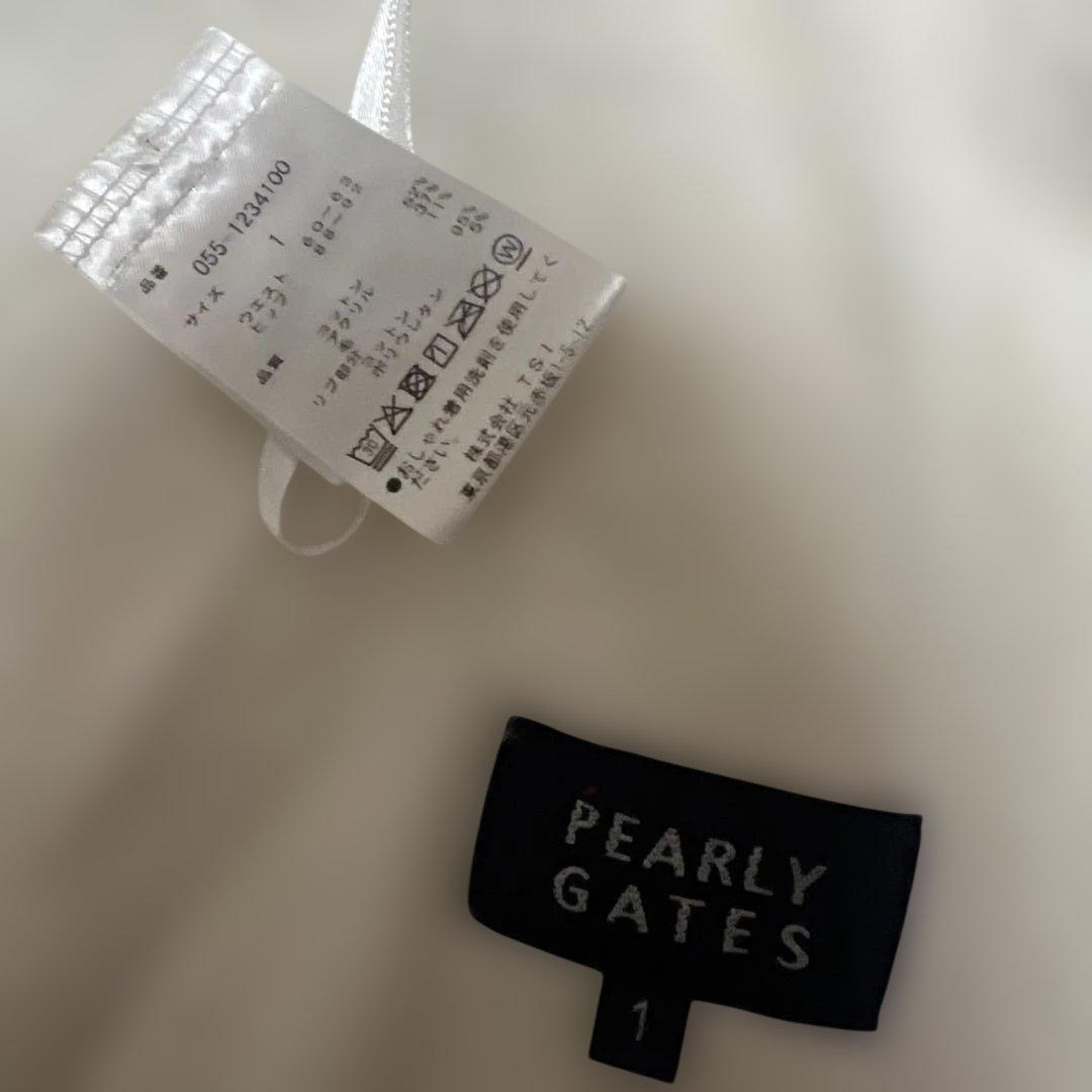 PEARLY GATES ストライプ柄ニットとスカートセット