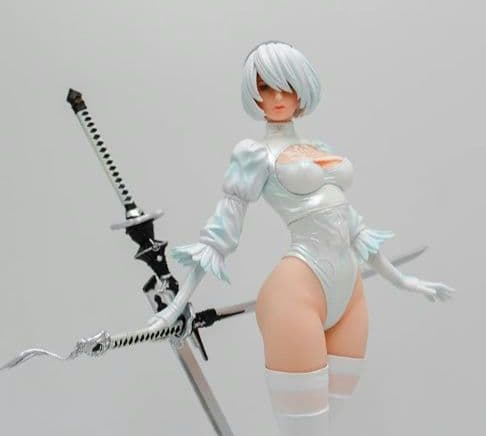 ニーアオートマタ　2b　ヨルハ　白　フィギュア