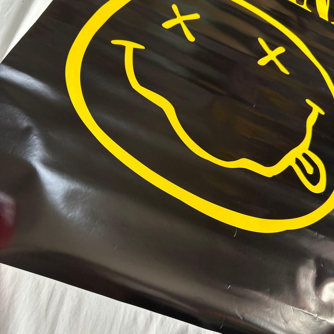 希少　廃盤　大判　ディスプレイ　ポスター ニルヴァーナ　スマイリー