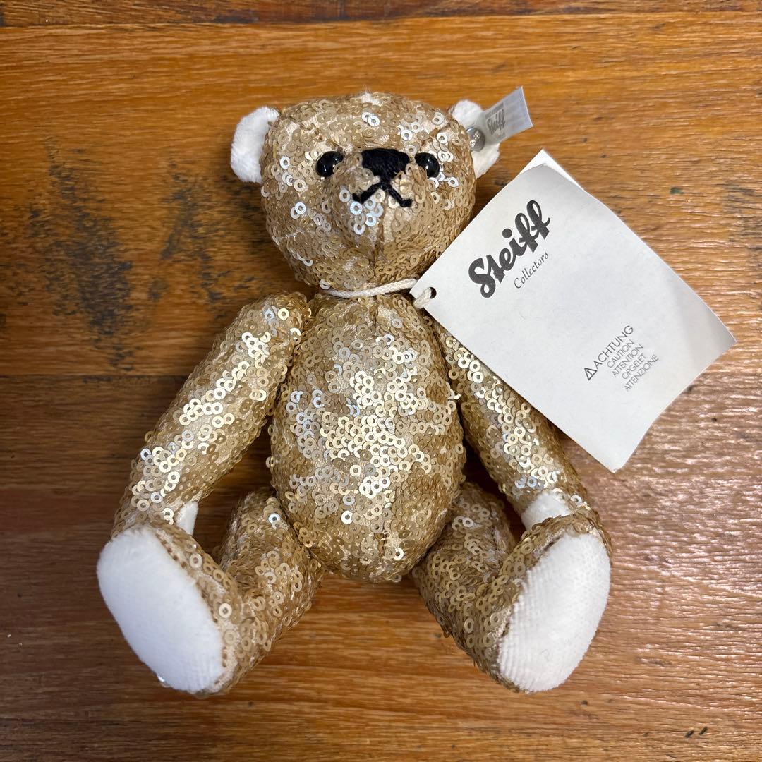 steiff テディベア　ぬいぐるみ　スパンコール　限定品　シュタイフ　希少品