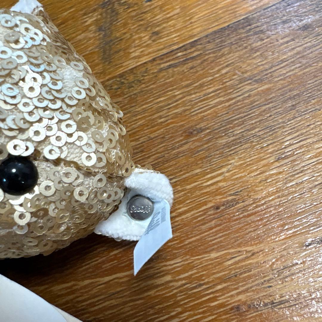 steiff テディベア　ぬいぐるみ　スパンコール　限定品　シュタイフ　希少品