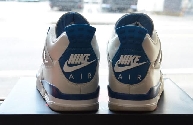 シューズ(男性用) Nike Air Jordan 4 Retro Industrial Blue