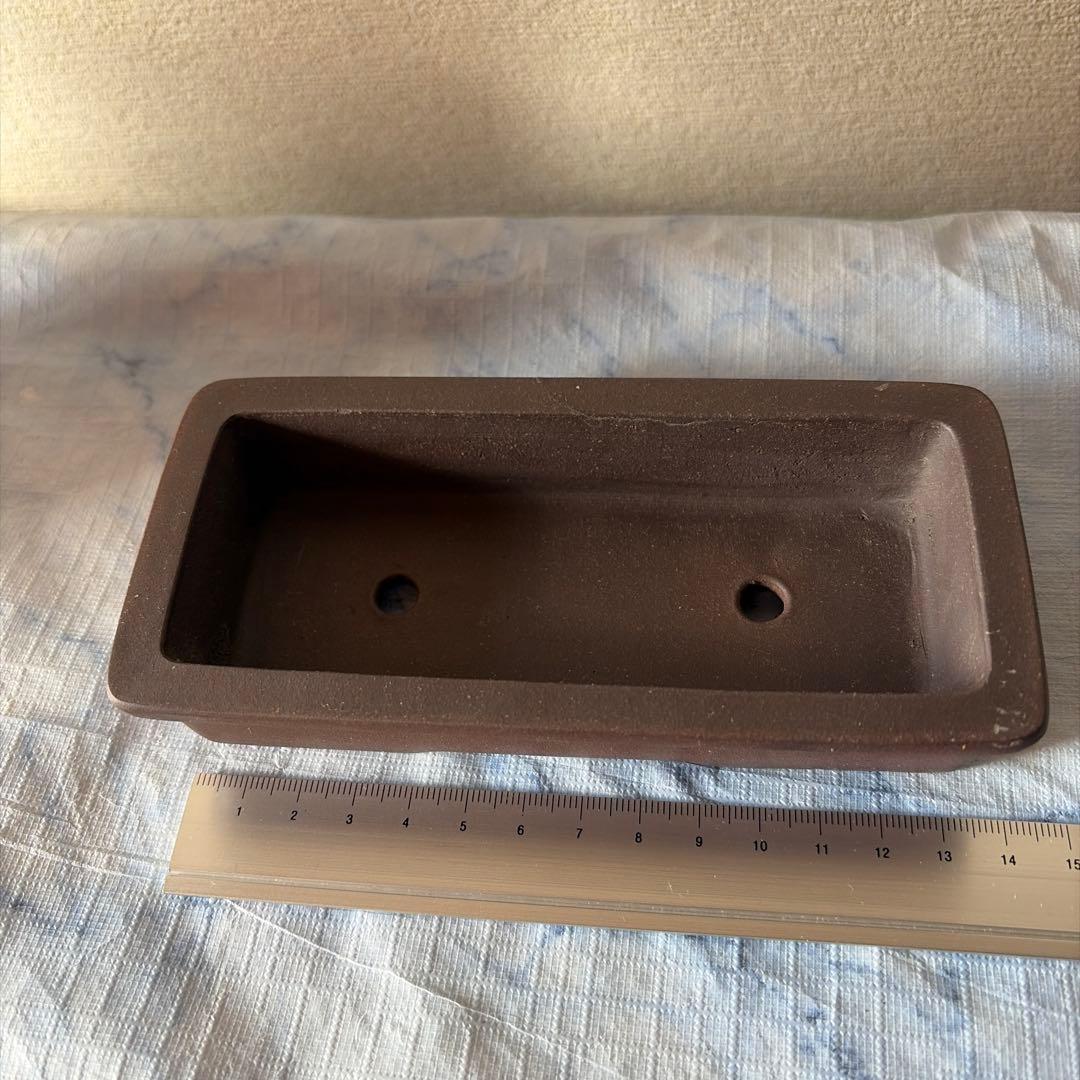 宜興　中国宜興　中国　植木鉢 長方形　アンティーク