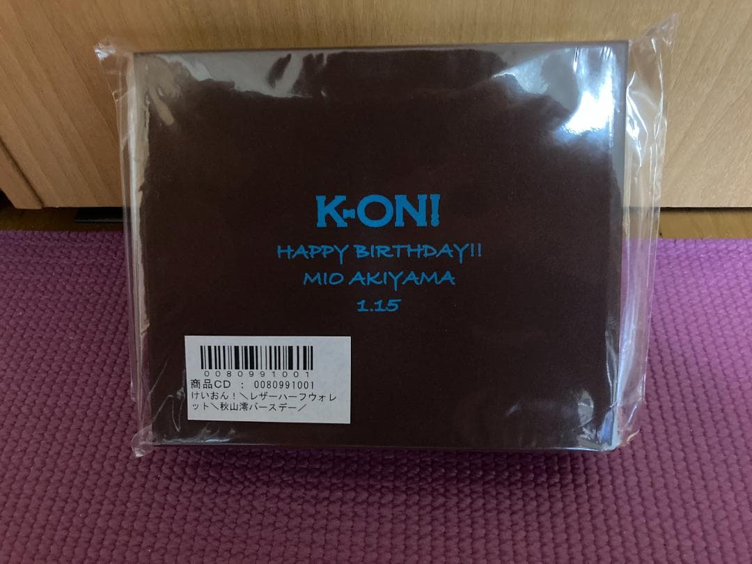 けいおん! 秋山澪 シートクッションレザーウォレット タペストリー VOX 希少