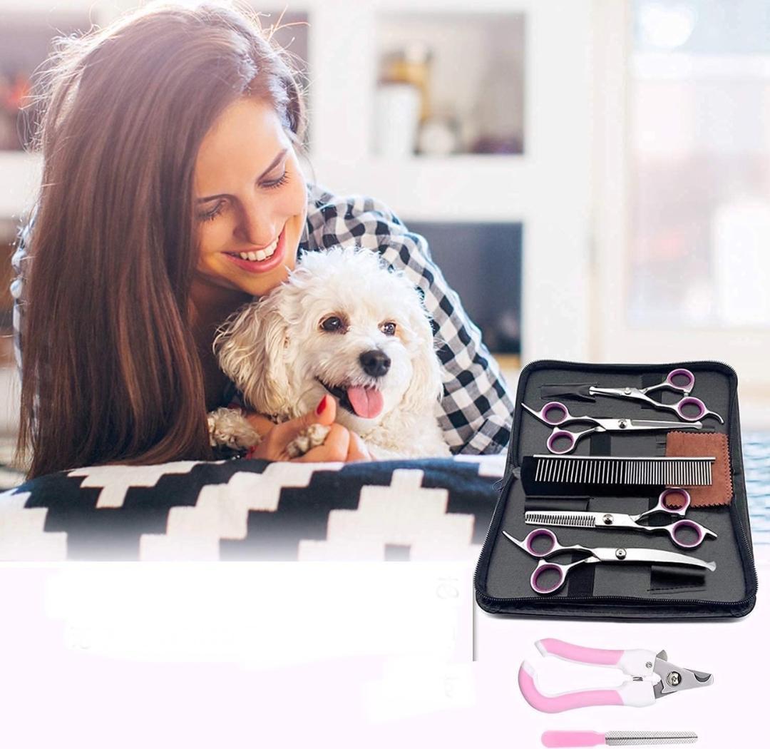 ❤プロが選んだペットトリミングシザー☆フルセット❣切れ味抜群＆安心安全♪❤