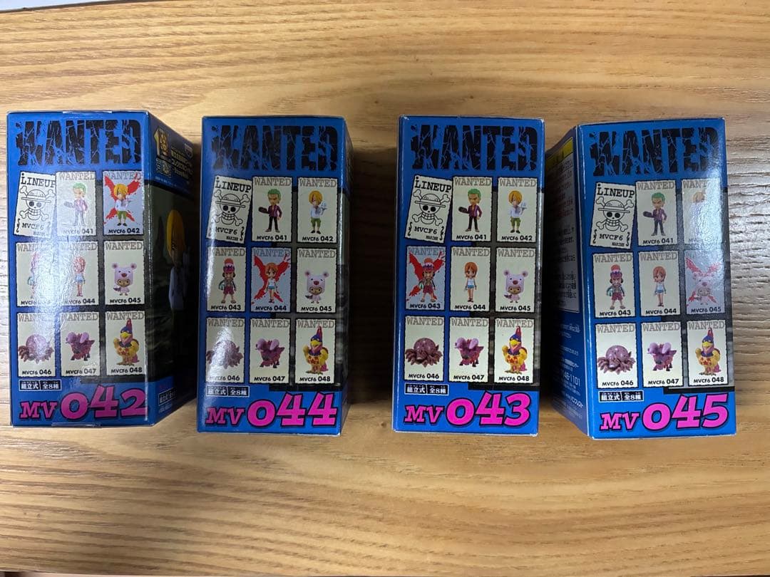 ワンピース ワールドコレクタブル　フィギュアMV042 043 044 045