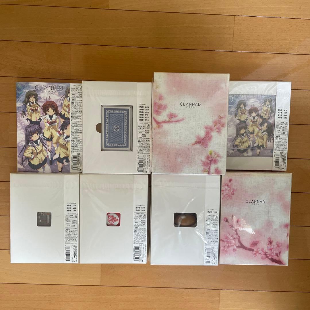 【未開封品】CLANNAD DVD <初回限定版> 1期2期劇場版 全巻セット
