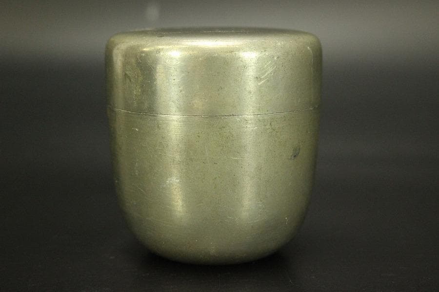 茶道具 錫 棗 茶壷 煎茶(A548)