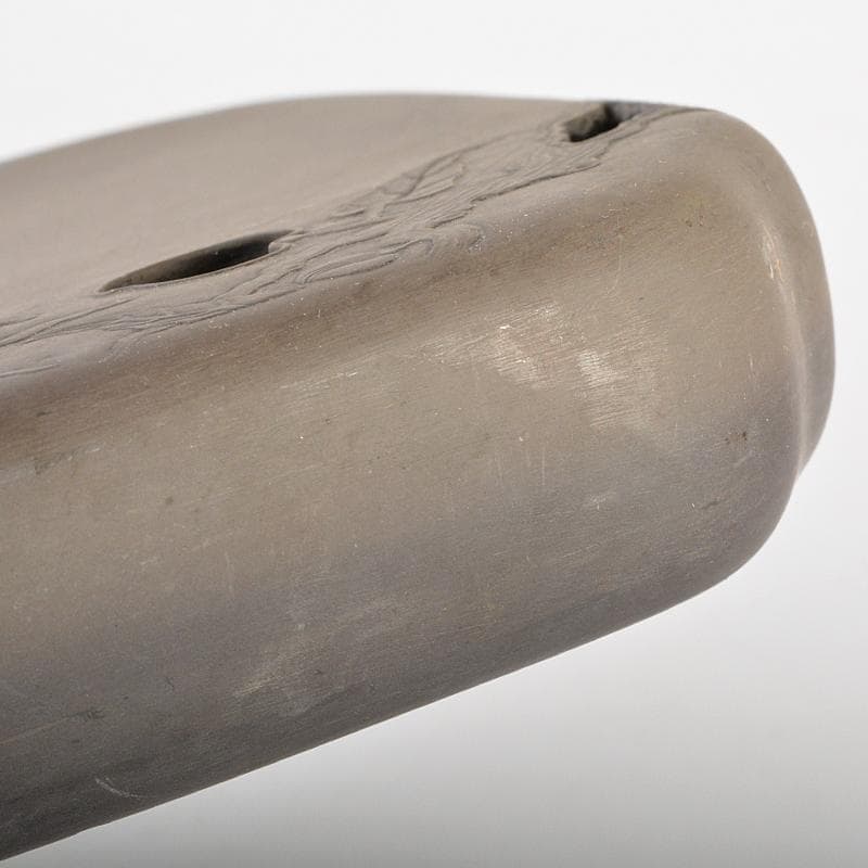 中国　書道具　果実刻　端渓硯　M　R7297