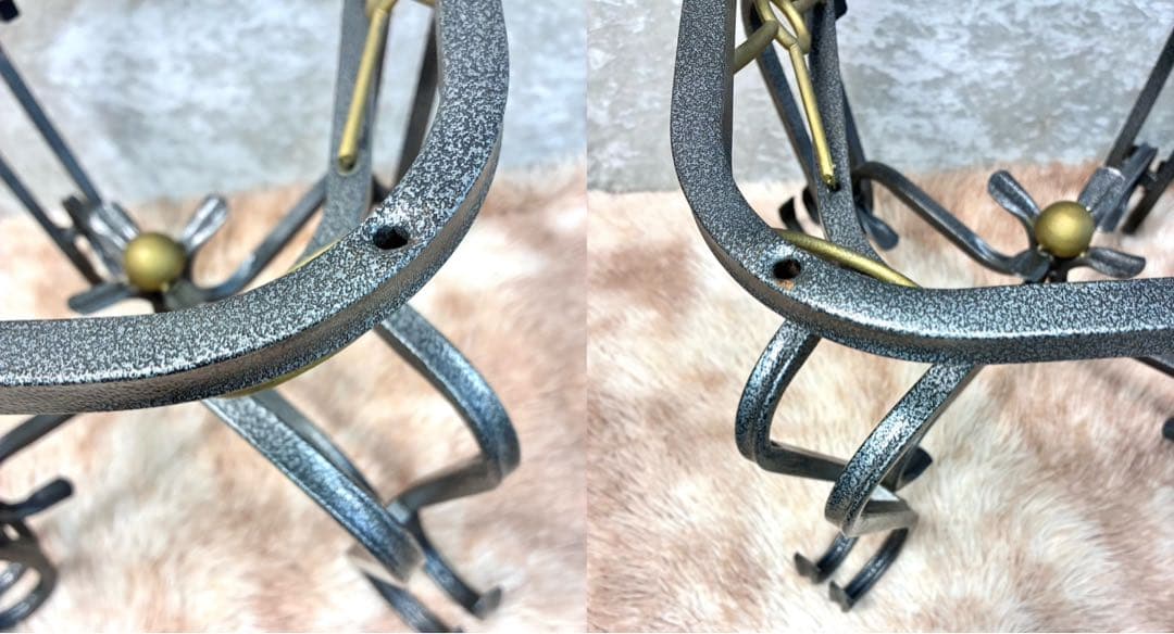 ネコ脚 ガラストップテーブル アンティーク ビンテージ