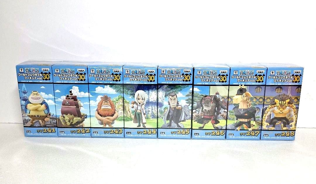 【未開封・8種】ワンピース vol.30 ワールドコレクタブルフィギュア