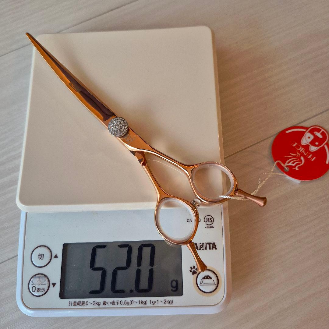 新品★フェニーチェ ★カーブシザー ギザ刄★6.5 in トリミングばさみ